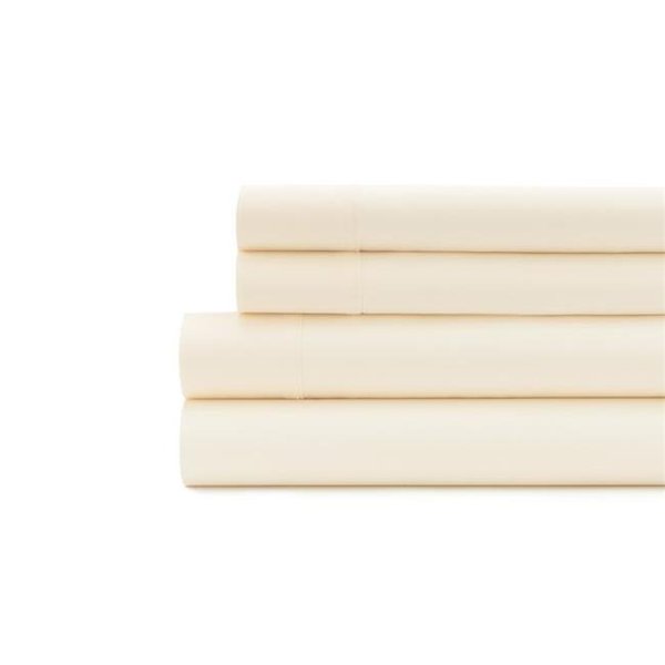 Baltic Linen Sobel Westex 300 Thread Count 100-Percent Cotton Sateen Sheet Set  Ivory - King 3611293600000